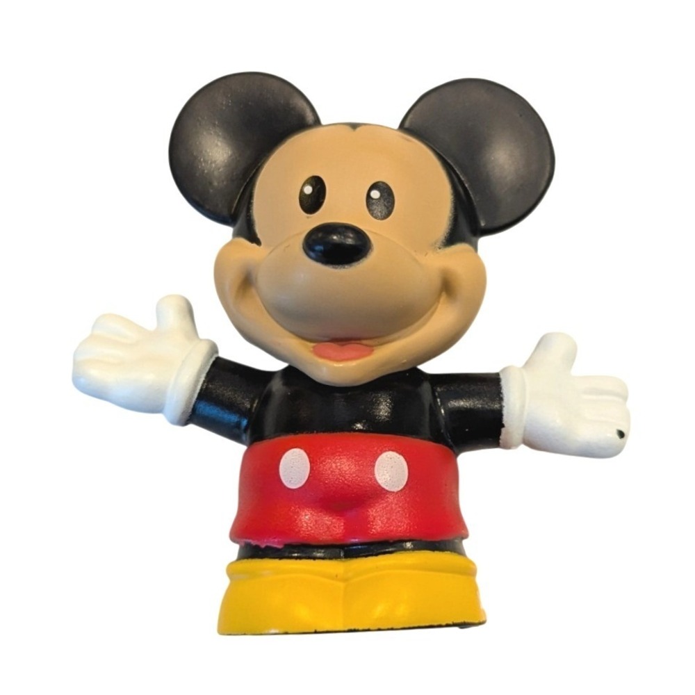 Fisher-Price Little People Disney Mickey Mouse Figure Red Shorts 2022 Mattel‎